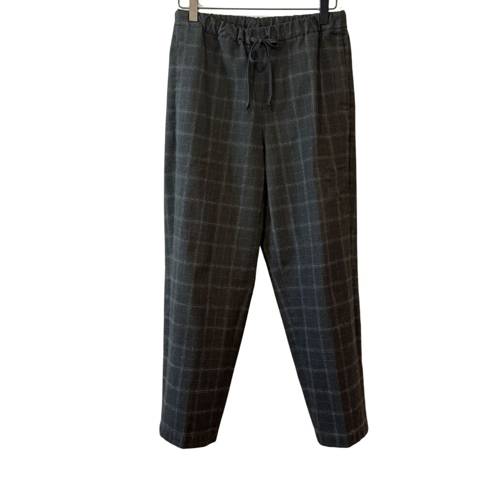 Aritzia The Group Babaton Gray Plaid Jimmy Pull On Pants Size S Office Minimal